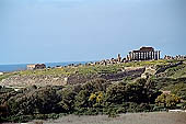 Selinunte Acropolis. Distant view of Temple C 